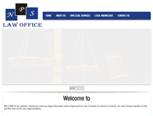 Tablet Screenshot of npslawoffice.com